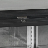 Arrière bar réfrigéré 2 portes CBC210G noir 15850 TEFCOLD-mondialchr.com