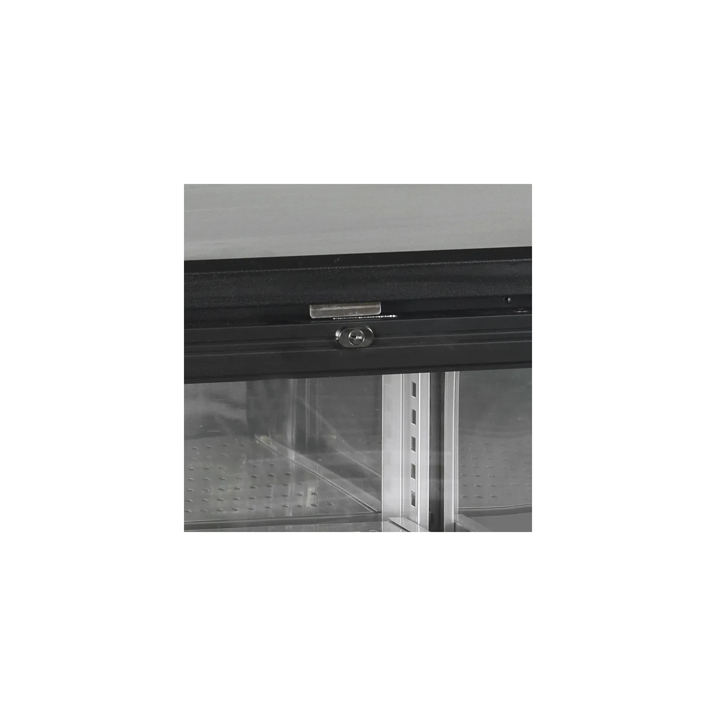 Arrière bar réfrigéré 2 portes CBC210G noir 15850 TEFCOLD-mondialchr.com