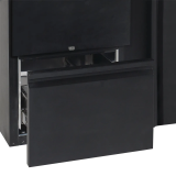 Arrière bar réfrigéré 2 portes CBC210 noir 15851 TEFCOLD-mondialchr.com