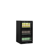 Arrière bar réfrigéré 1 porte DB106H noir 44724 TEFCOLD-mondialchr.com