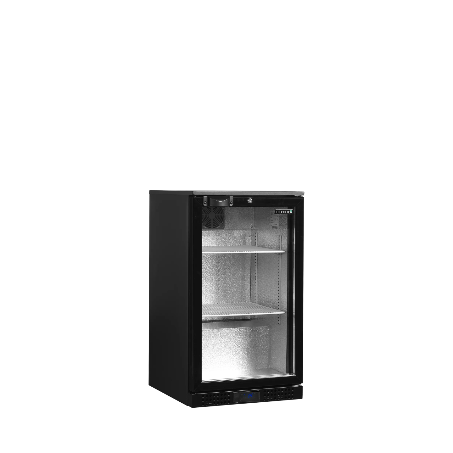 Arrière bar réfrigéré 1 porte DB106H noir 44724 TEFCOLD-mondialchr.com