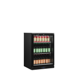 Arrière bar réfrigéré 1 porte DB126H noir 44725 TEFCOLD-mondialchr.com