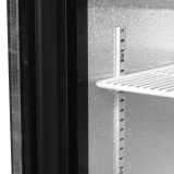 Arrière bar réfrigéré 1 porte DB126H noir 44725 TEFCOLD-mondialchr.com