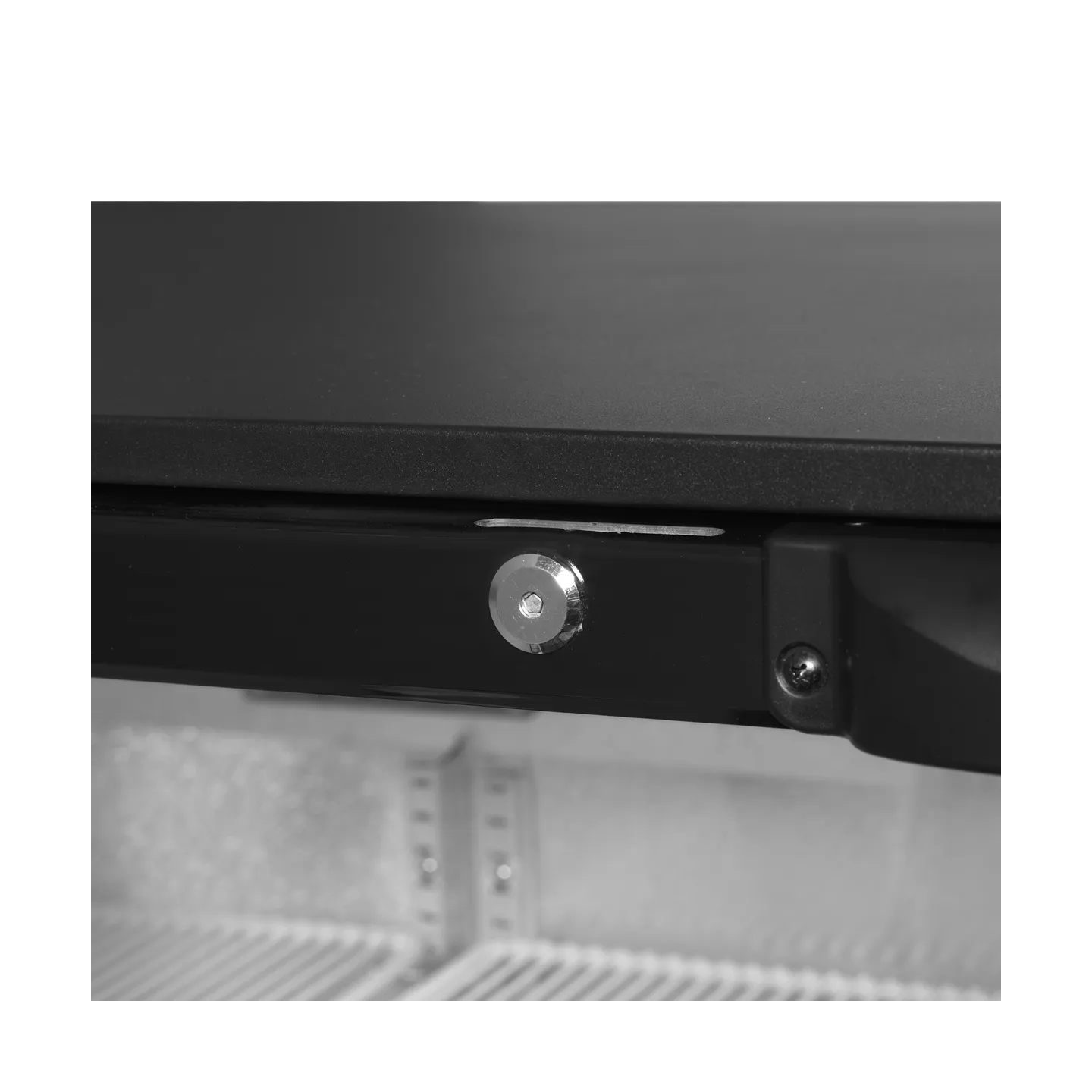 Arrière bar réfrigéré 2 portes DB201H noir 44726 TEFCOLD-mondialchr.com