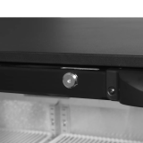 Arrière bar réfrigéré 3 portes DB301H-3 noir 44727 TEFCOLD-mondialchr.com