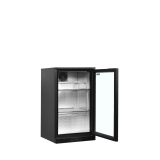 Arrière bar réfrigéré 1 porte BA6H noir 45467 TEFCOLD-mondialchr.com