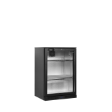 Arrière bar réfrigéré 1 porte BA11H noir 45468 TEFCOLD-mondialchr.com
