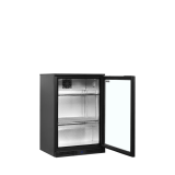 Arrière bar réfrigéré 1 porte BA11H noir 45468 TEFCOLD-mondialchr.com