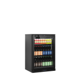 Arrière bar réfrigéré 1 porte BA11H noir 45468 TEFCOLD-mondialchr.com