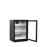 Arrière bar réfrigéré 1 porte BA16H noir 45469 TEFCOLD-mondialchr.com