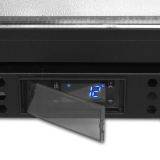 Arrière bar réfrigéré 2 portes BA21S noir 45473 TEFCOLD-mondialchr.com
