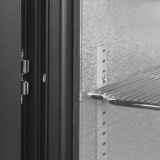 Arrière bar réfrigéré 2 portes BA21S noir 45473 TEFCOLD-mondialchr.com