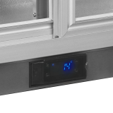 Arrière bar réfrigéré 2 portes BA26SS inox 51646 TEFCOLD-mondialchr.com