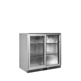 Arrière bar réfrigéré 2 portes BA26SS inox 51646 TEFCOLD-mondialchr.com