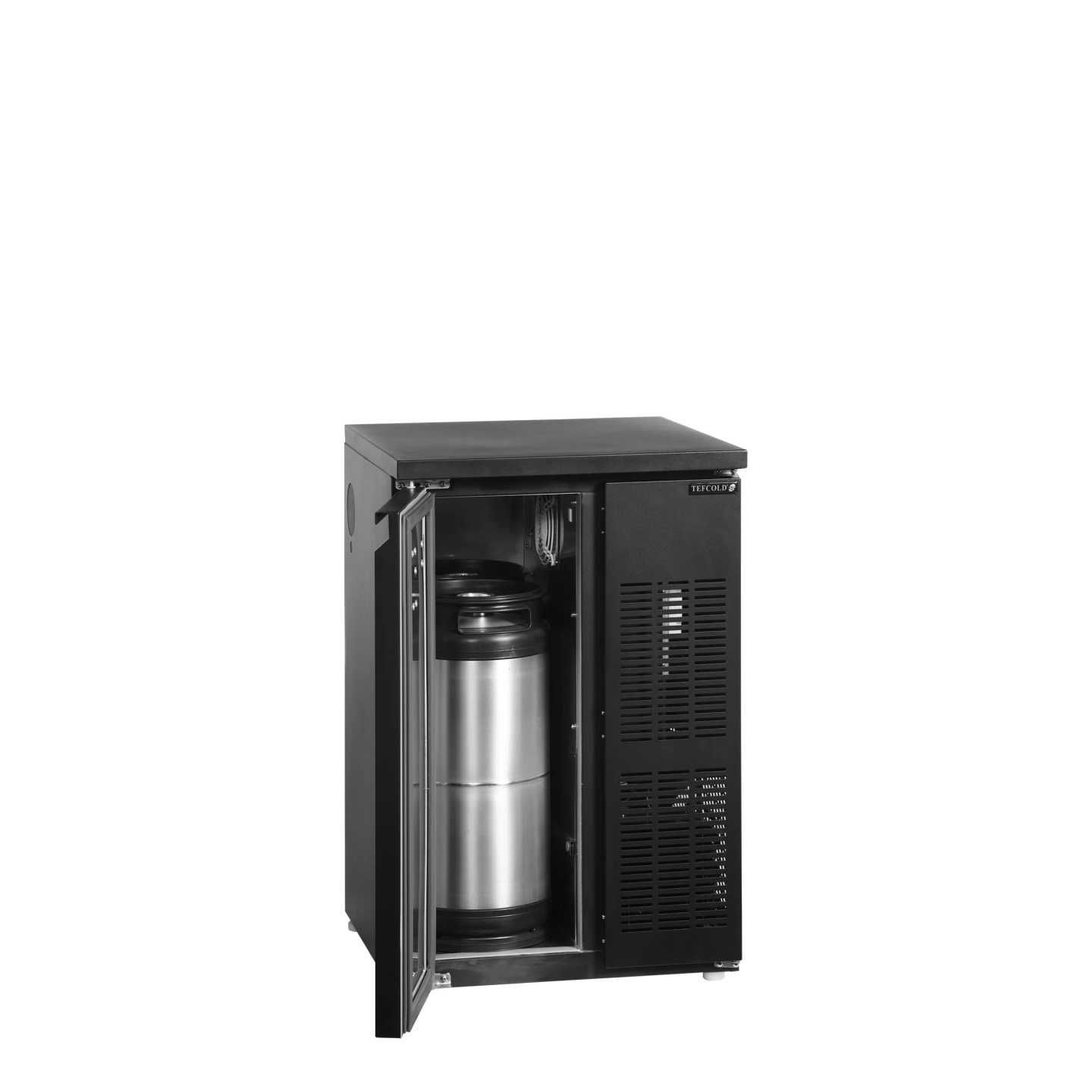 Refroidisseur de fût 1 porte CKC2 noir 15873 TEFCOLD-mondialchr.com