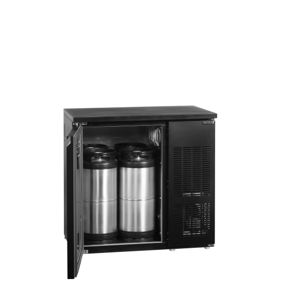 Refroidisseur de fût 1 porte CKC4 noir 15875 TEFCOLD-mondialchr.com