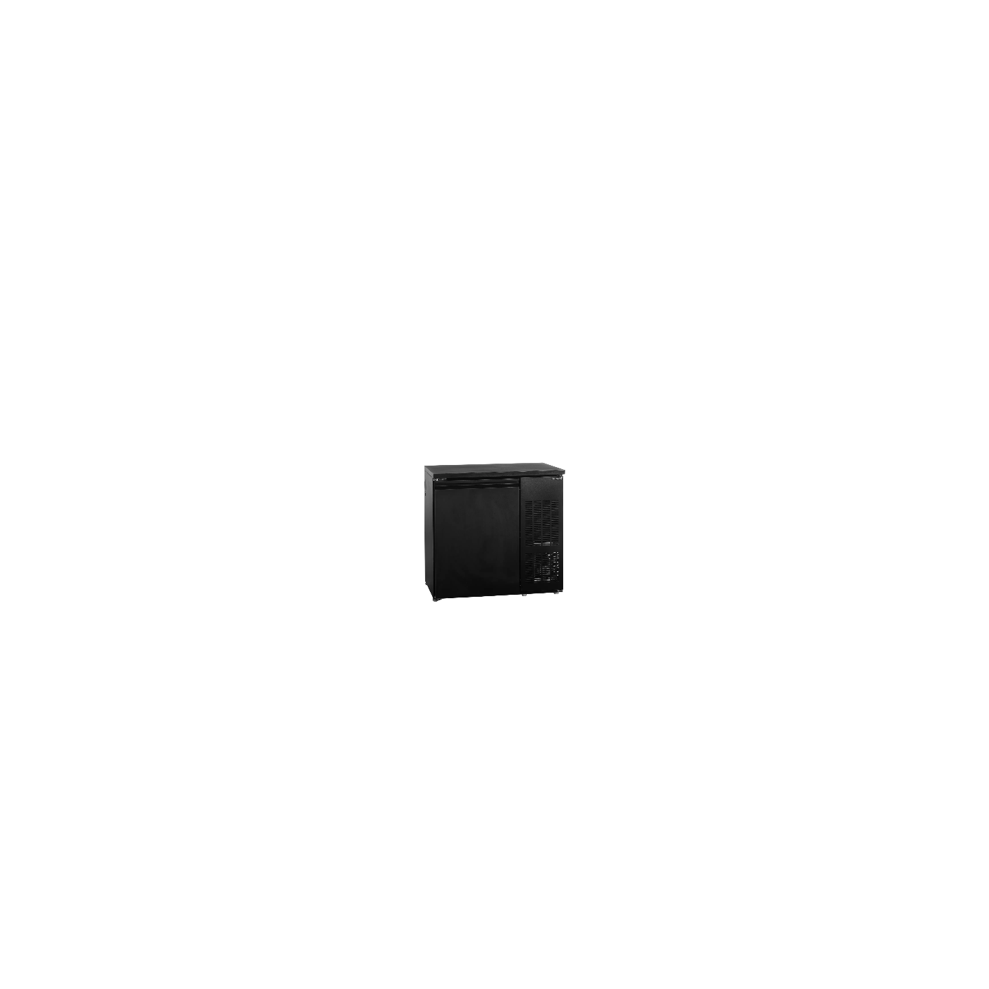 Refroidisseur de fût 1 porte CKC4 noir 15875 TEFCOLD-mondialchr.com