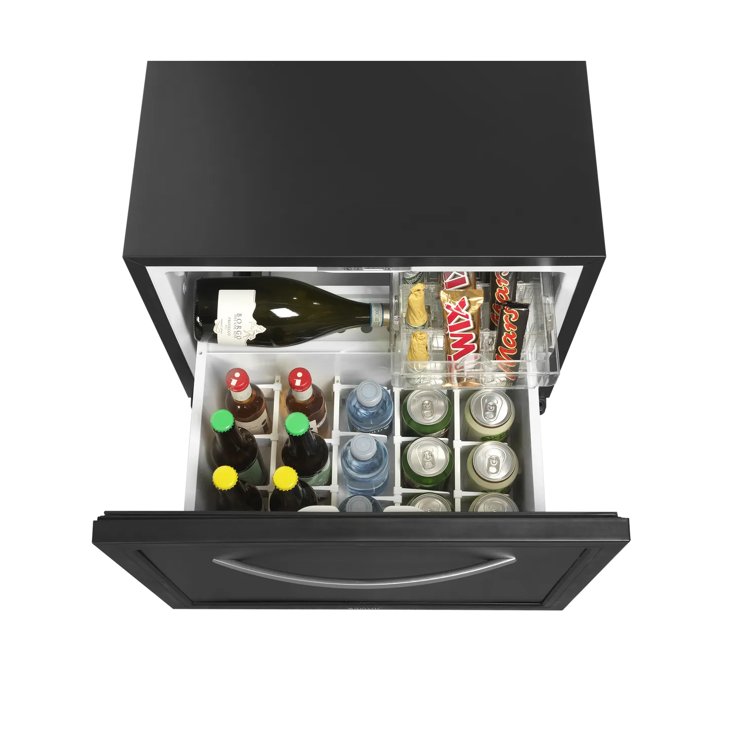 Réfrigérateur Minibar tiroir TD50A 45548 Noir TEFCOLD-mondialchr.com