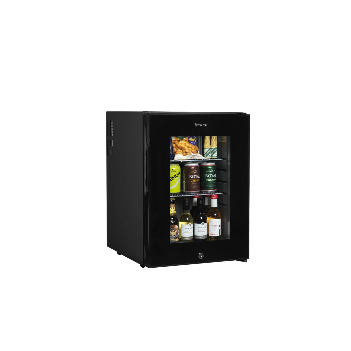 Réfrigérateur Minibar TM44G-1 53915 Noir TEFCOLD-mondialchr.com