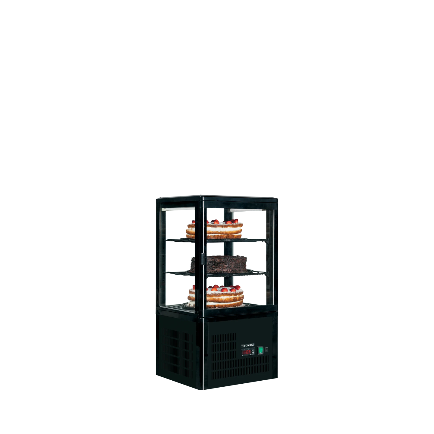 Vitrine réfrigérée UPD60-BLACK 16061 TEFCOLD-mondialchr.com