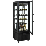 Vitrine réfrigérée UPD400-C Noir 31539 TEFCOLD-mondialchr.com