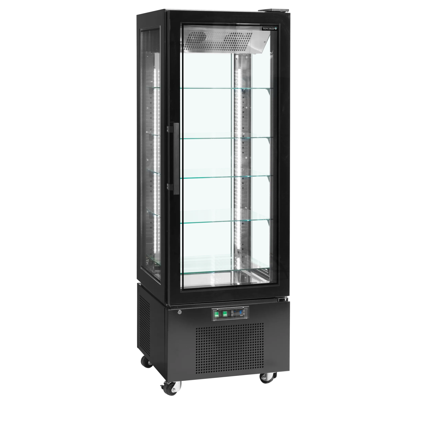 Vitrine réfrigérée UPD400-C Noir 31539 TEFCOLD-mondialchr.com