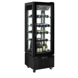 Vitrine réfrigérée UPD400-C Noir 31539 TEFCOLD-mondialchr.com