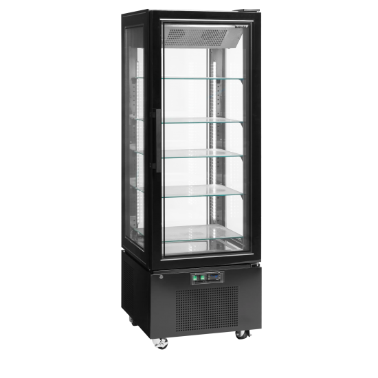 Vitrine réfrigérée UPD400-F Noir 31540 TEFCOLD-mondialchr.com