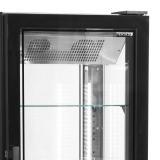 Vitrine réfrigérée UPD400-F Noir 31540 TEFCOLD-mondialchr.com