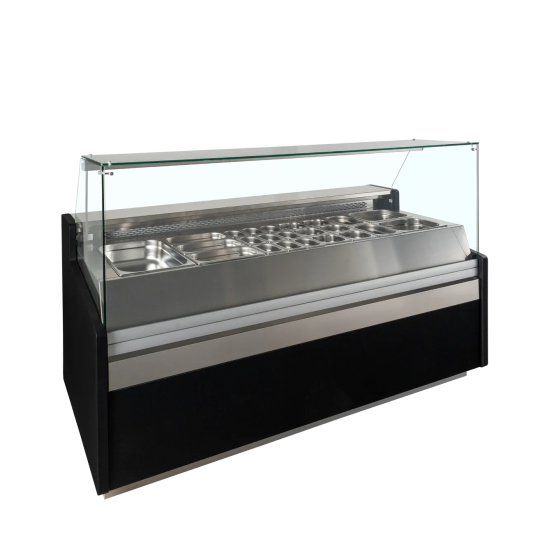 Vitrine réfrigérée SPID200 Noir 51979 TEFCOLD-mondialchr.com