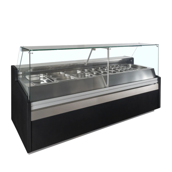 Vitrine réfrigérée SPID200 Noir 51979 TEFCOLD-mondialchr.com