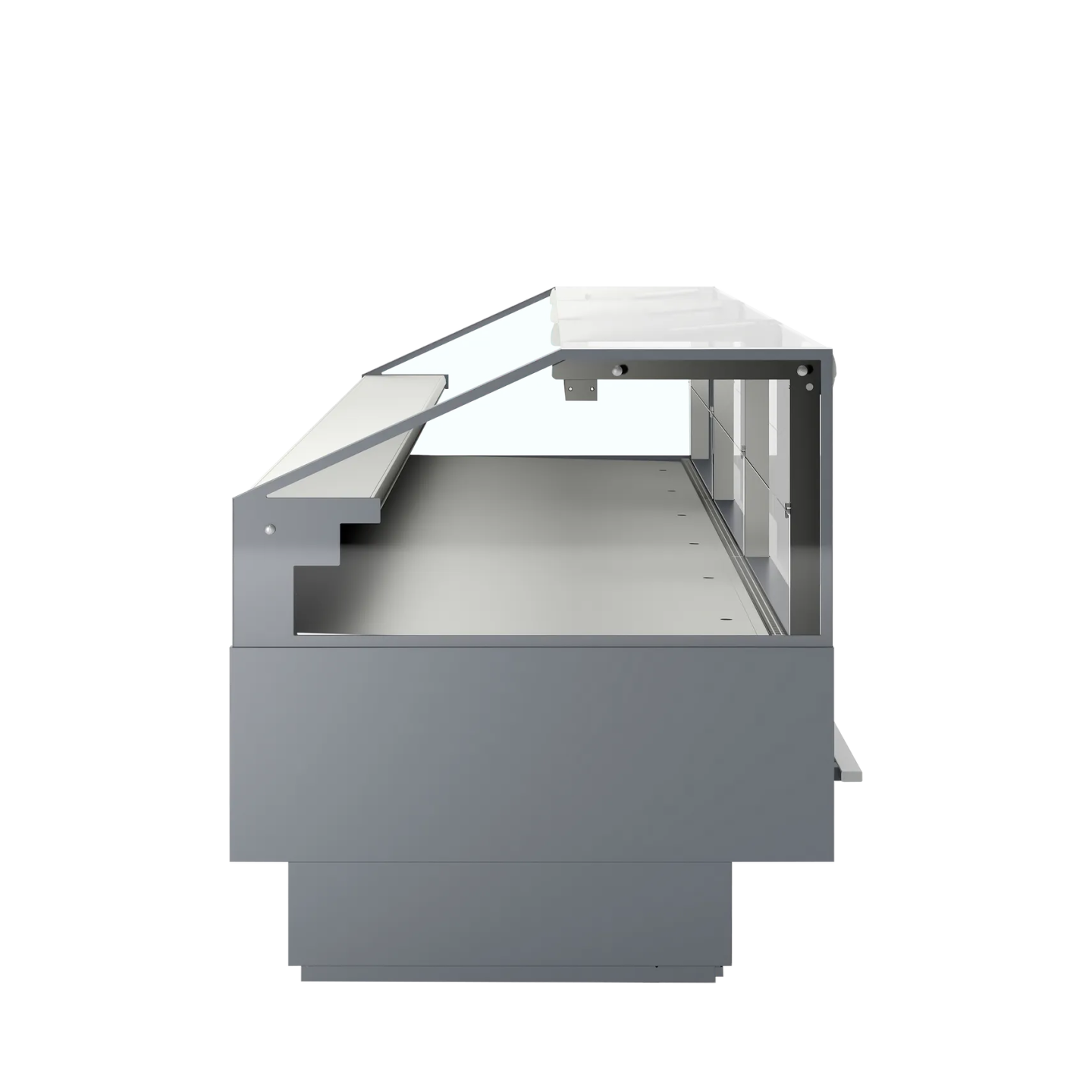 Vitrine réfrigérée SOCA25090A Gris 54146 TEFCOLD-mondialchr.com
