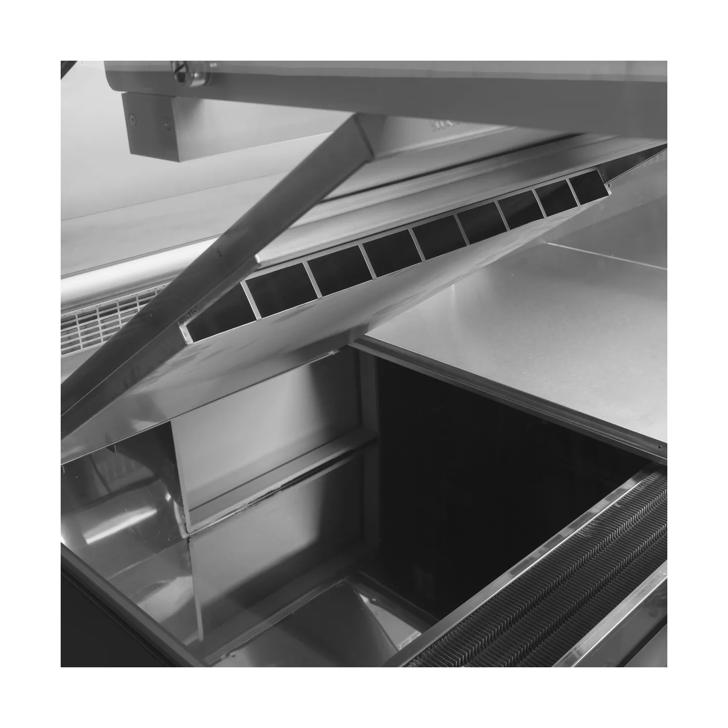 Vitrine réfrigérée SOCA25090A Gris 54146 TEFCOLD-mondialchr.com
