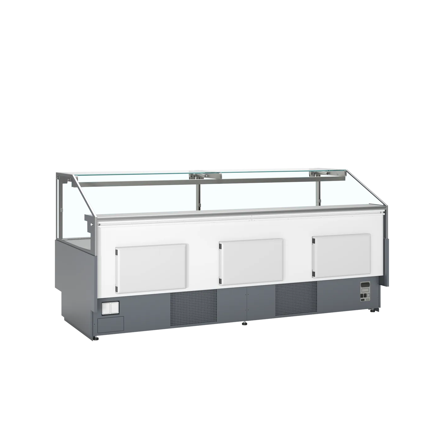 Vitrine réfrigérée SOCA25090A Gris 54146 TEFCOLD-mondialchr.com