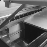 Vitrine réfrigérée SOCA37590A Gris 54148 TEFCOLD-mondialchr.com