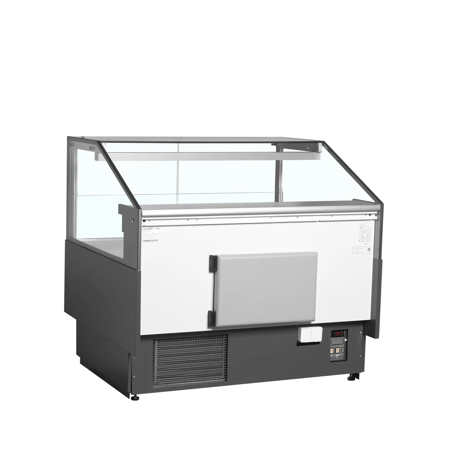 Vitrine réfrigérée SOCB12582A Gris 54154 TEFCOLD-mondialchr.com