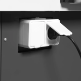 Vitrine réfrigérée SOCB12582A Gris 54154 TEFCOLD-mondialchr.com