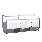 Vitrine réfrigérée SOCB25082A Gris 54158 TEFCOLD-mondialchr.com