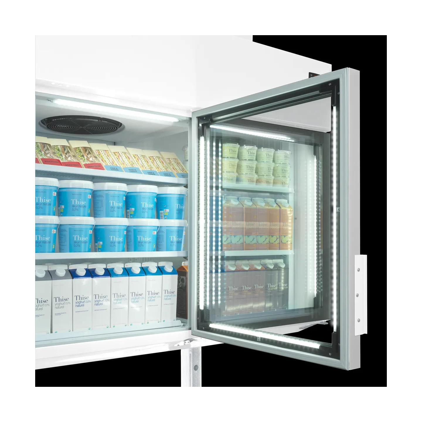 Congélateur armoire de supermarché MTF250 VS 37820 TEFCOLD-mondialchr.com