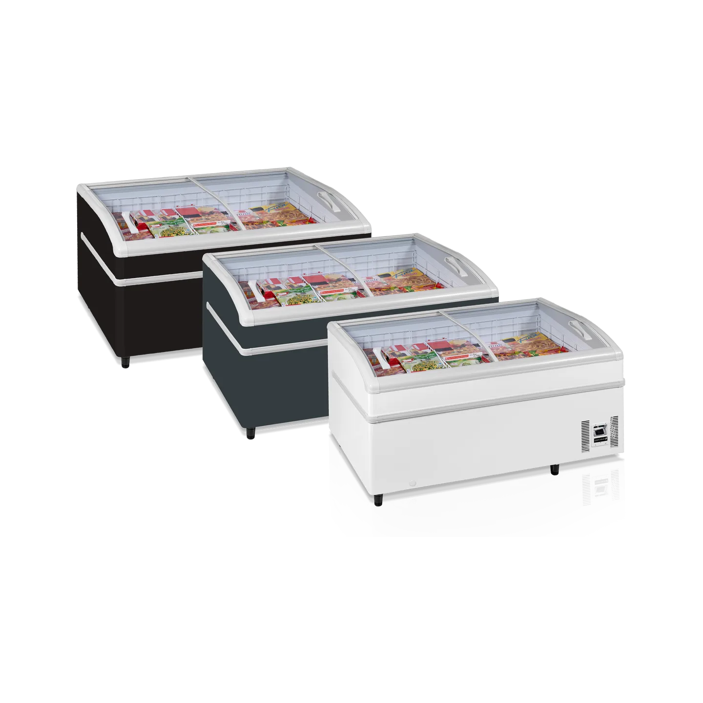 Congélateur de supermarché SHALLOW 150-CF blanc 17309 TEFCOLD-mondialchr.com