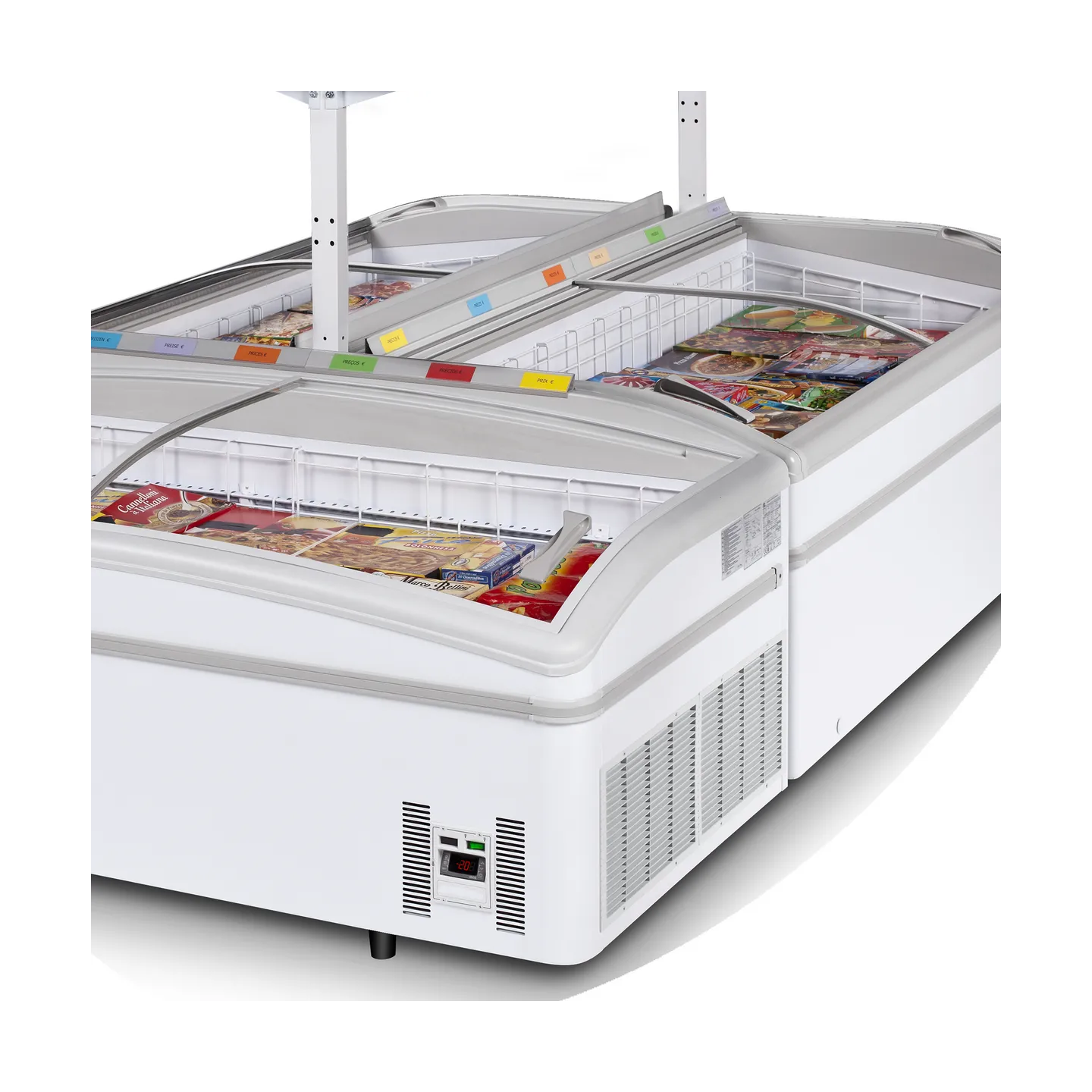Congélateur de supermarché SHALLOW 150-CF blanc 17309 TEFCOLD-mondialchr.com
