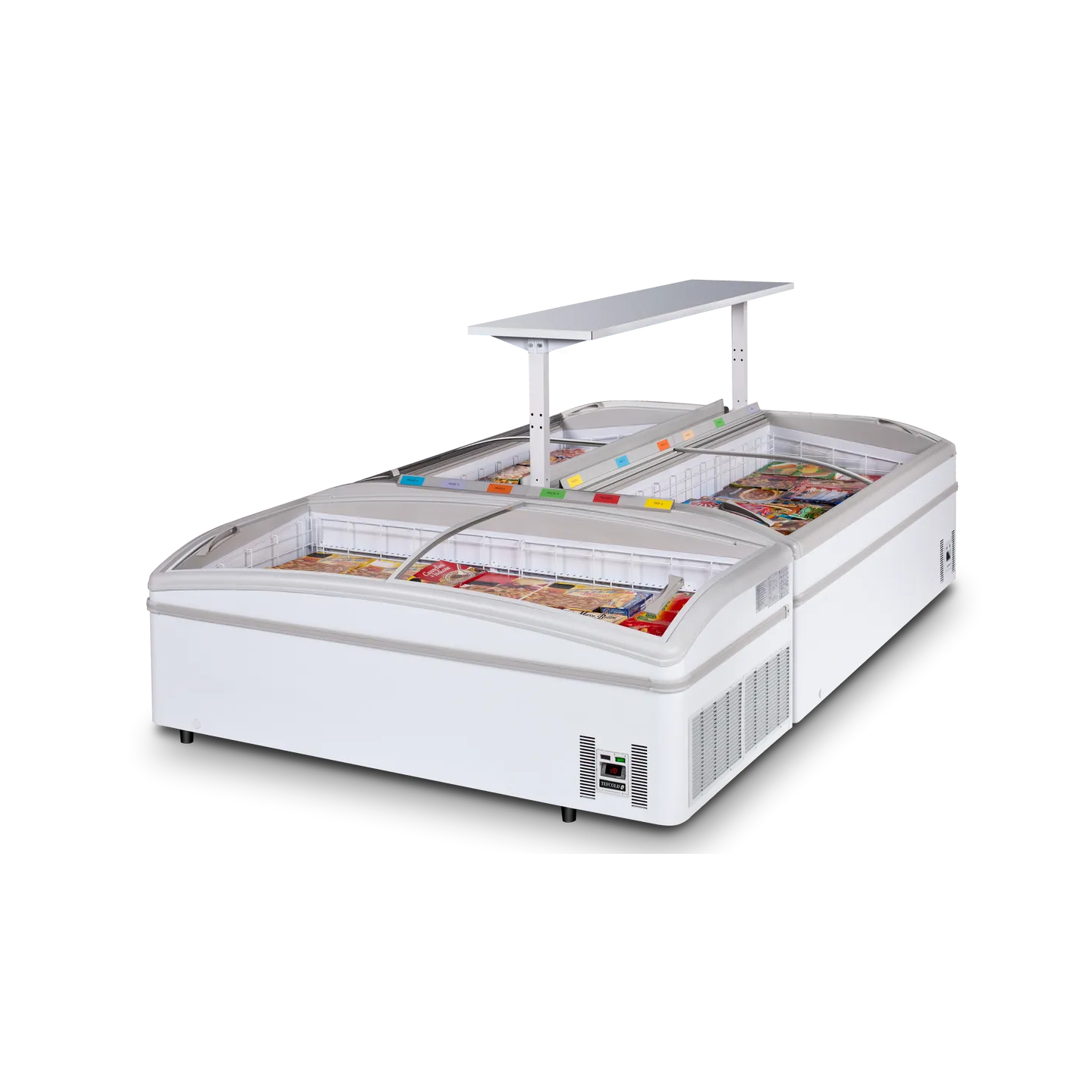 Congélateur de supermarché SHALLOW 150-CF blanc 17309 TEFCOLD-mondialchr.com