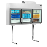 Congélateur armoire de supermarché MTF185 blanc 41038 TEFCOLD-mondialchr.com