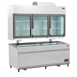 Congélateur armoire de supermarché MTF185 VS blanc 41039 TEFCOLD-mondialchr.com