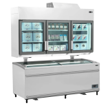 Congélateur armoire de supermarché MTF210 VS blanc 41042 TEFCOLD-mondialchr.com