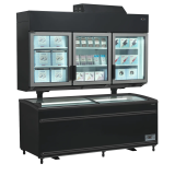 Congélateur armoire de supermarché MTF210B Noir 41047 TEFCOLD-mondialchr.com