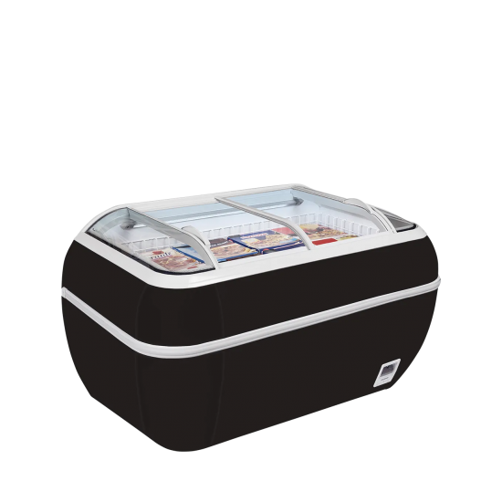 Congélateur de supermarché TWIN HEAD B-CF Noir 17338 TEFCOLD-mondialchr.com