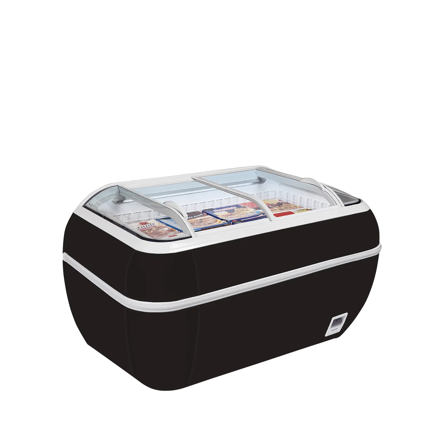 Congélateur de supermarché TWIN HEAD B-CF Noir  17338 TEFCOLD-mondialchr.com