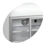 Réfrigérateur table top FSC100 Blanc 16077 TEFCOLD-mondialchr.com
