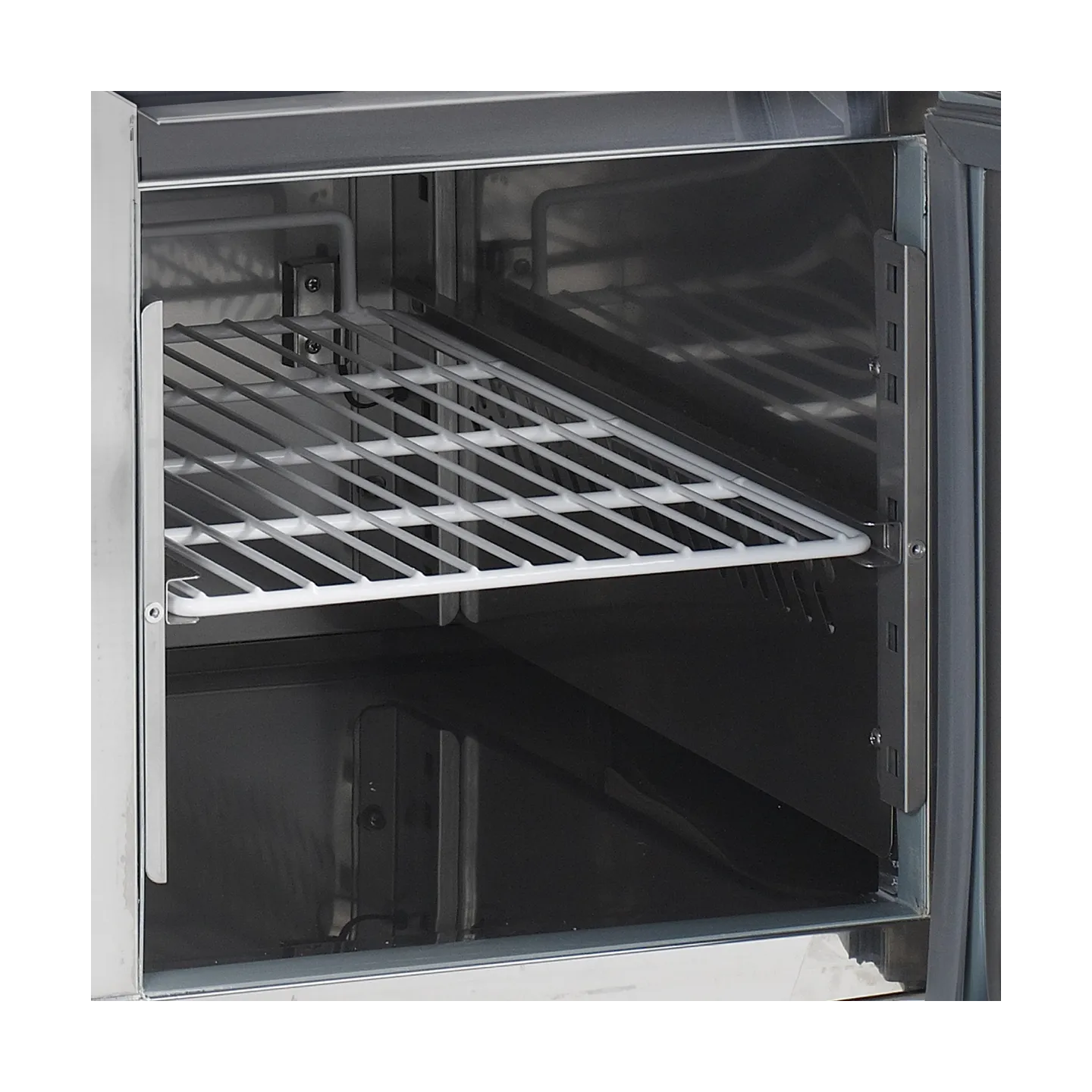 Soubassement réfrigéré UC5410 4 portes Inox 16539 TEFCOLD-mondialchr.com